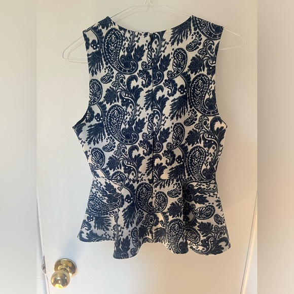 Zara paisley peplum top - Picture 4 of 4